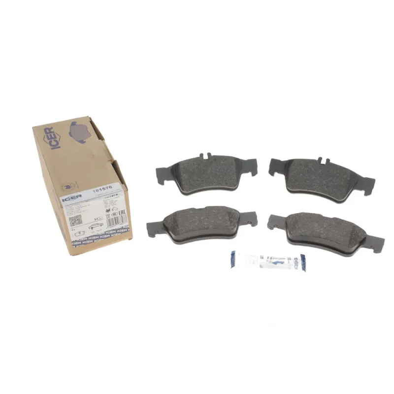 Колодки гальмівні задні ICER 181576 для Mercedes-Benz E-Class W211/W212, CLS C218, S-Class W220/W221, 16.8 мм