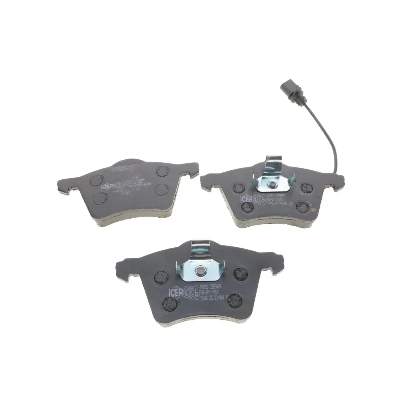 Колодки гальмівні передні ICER 181605 для Ford Galaxy, Seat Alhambra, VW Sharan (1995-2010), 156.3x78.6 мм