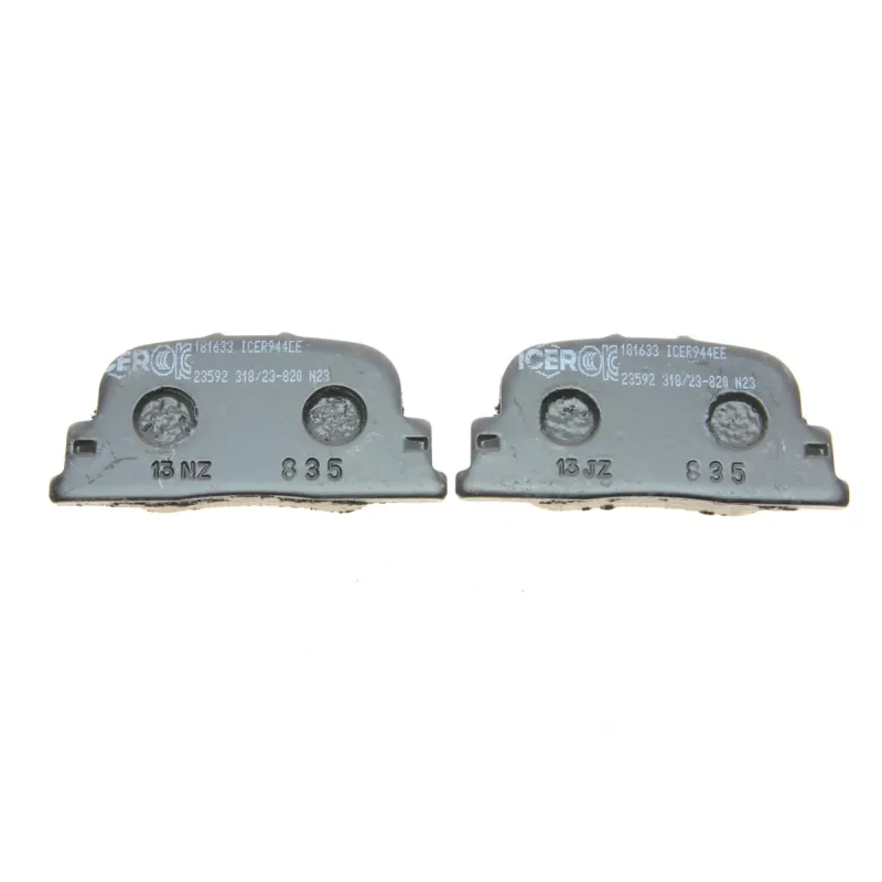 Колодки гальмівні задні ICER 181633 для Toyota Camry (_XV2_) 1996-2001, Lexus ES (MCV_, VZV_) 1996-2001, Toyota Prius (NHW20_) 2003-2009, 82.9x38.5x14.3 мм