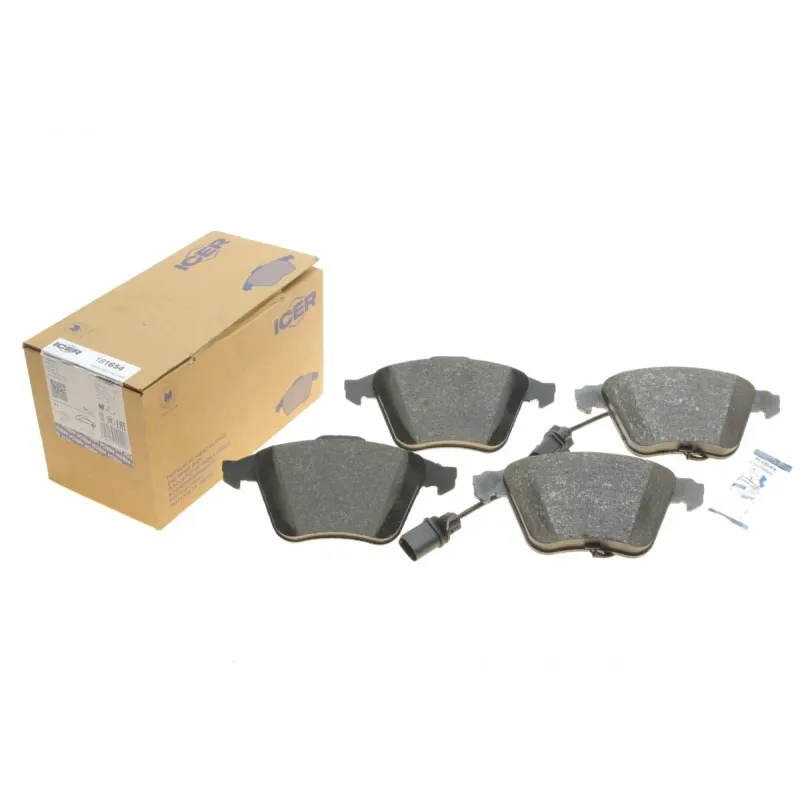 Колодки гальмівні (передні) Audi A4 03-09/A6/A8 03-11/Seat Exeo 08-13 (+датчики)