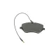 Колодки гальмівні передні ICER 181657-700 для Citroen C5, Peugeot 407, 607 (LUCAS-TRW, 162.2x79x18.5 мм)