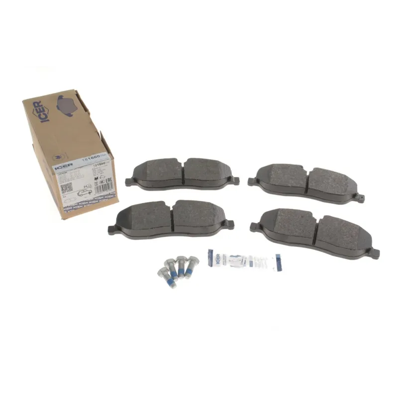 Колодки гальмівні передні ICER 181660-700 для Land Rover Discovery III/IV, Range Rover III/Sport I