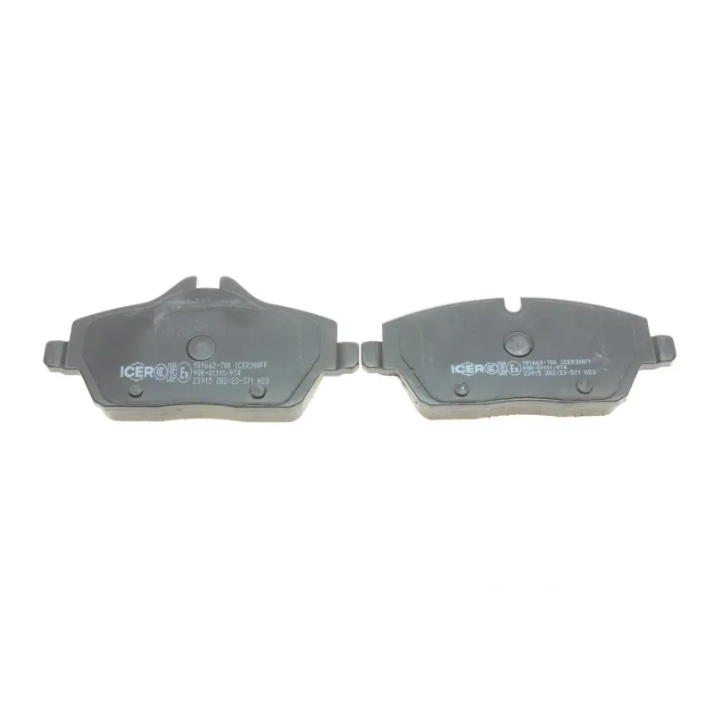 Колодки гальмівні передні ICER 181662-700 для BMW 1 (E81/E87/E88) 2003-2013, 131.3x53.3 мм