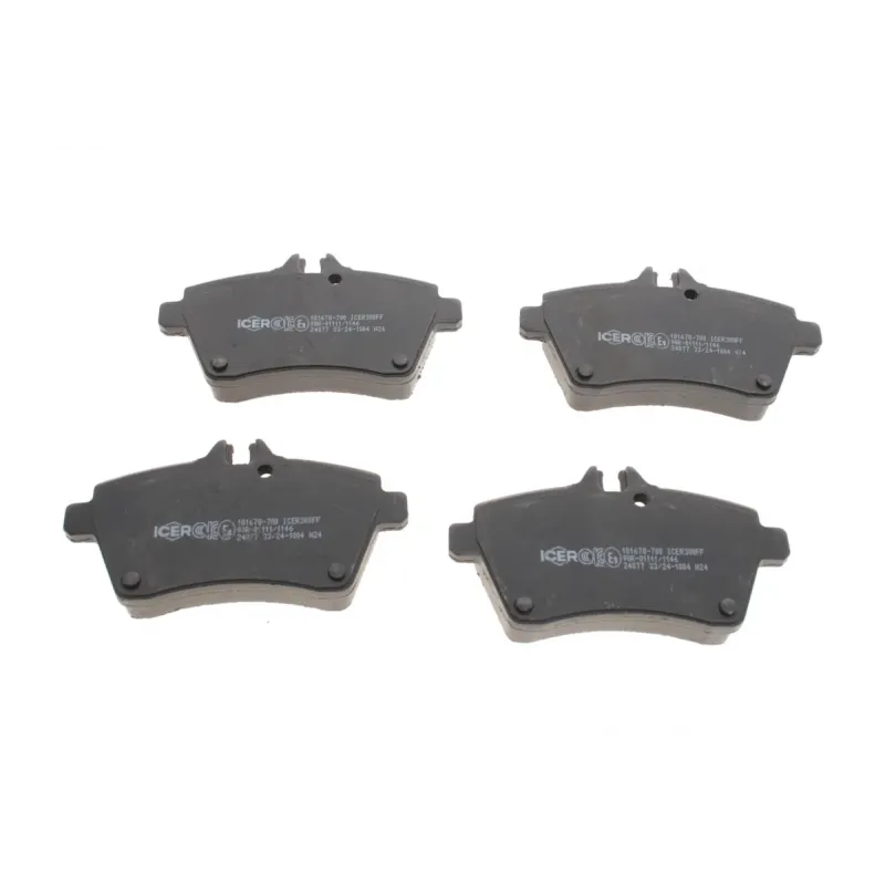 Колодки гальмівні передні ICER 181678-700 для Mercedes-Benz A-Class W169, B-Class W245 (116.5x63.8x19 мм)