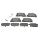 Колодки гальмівні задні ICER 181706 для Toyota Camry, Highlander, Lexus ES