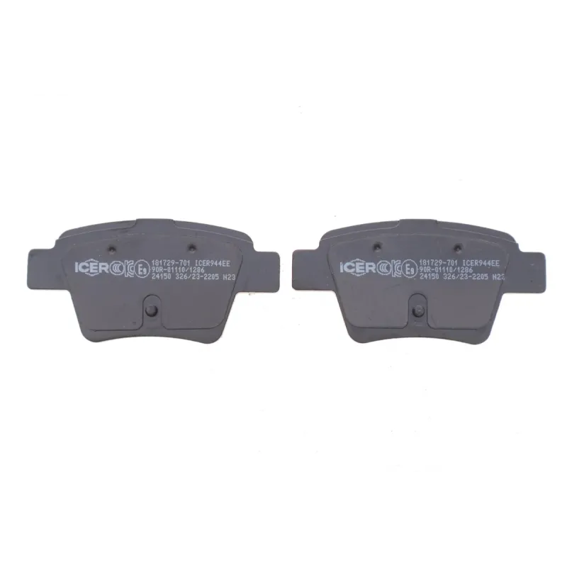 Колодки гальмівні задні ICER 181729-701 для Citroen C4, Peugeot 207, 307