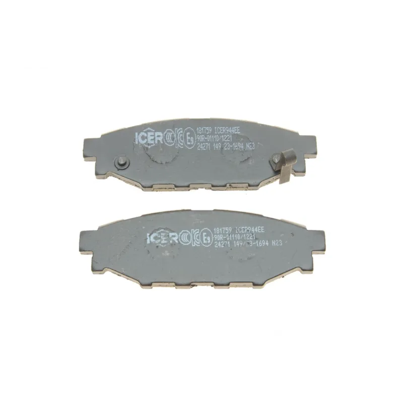 Колодки гальмівні (задні) Subaru Forester/Impreza 08-/Legacy 03-14/Outback 03-/Toyota GT 12-