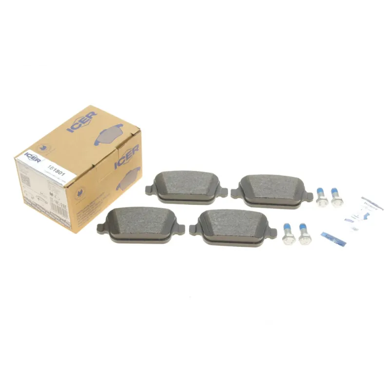 Колодки гальмівні задні ICER 181801 для Ford Focus, Mondeo, Galaxy 2005-2016, 95.2x43.2x15.8 мм