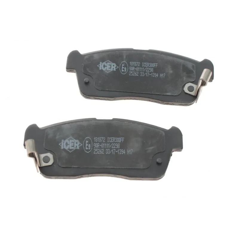 Колодки гальмівні передні ICER 181872 для Subaru Justy IV 2007-, Toyota Passo II 2010-, Daihatsu Boon 2005-