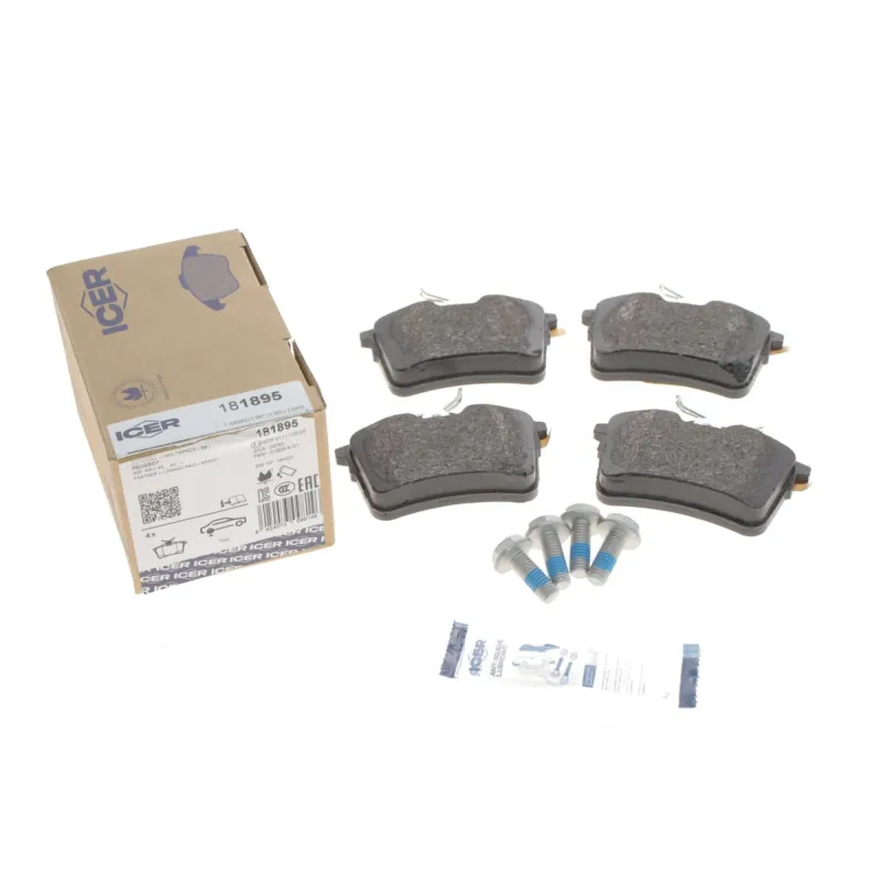 Колодки гальмівні (задні) Citroen C4/Berlingo 04-/Peugeot 308 00-14/Partner 08-