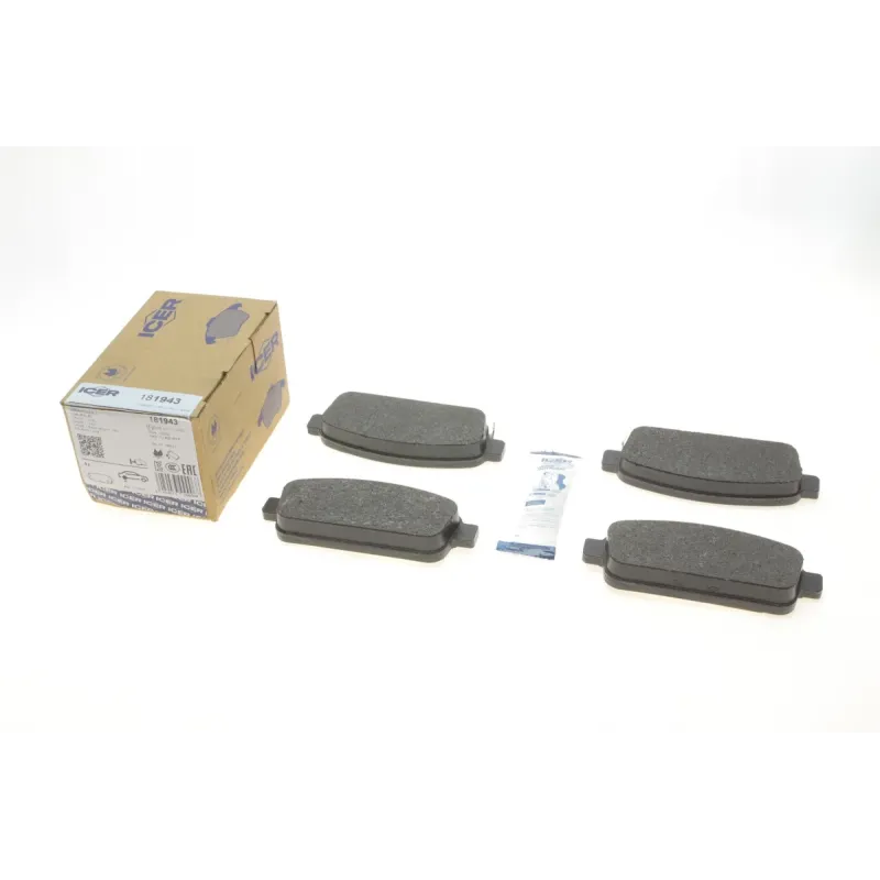 Колодки гальмівні (задні) Nissan Rogue 10-13/Opel Zafira C/Mokka 11-/Astra J/Chevrolet Cruze 09-