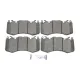 Колодки гальмівні передні ICER 181956 для Land Rover Defender L663, Discovery V L462, Range Rover IV L405 (189.8x95.6x16.6 мм)
