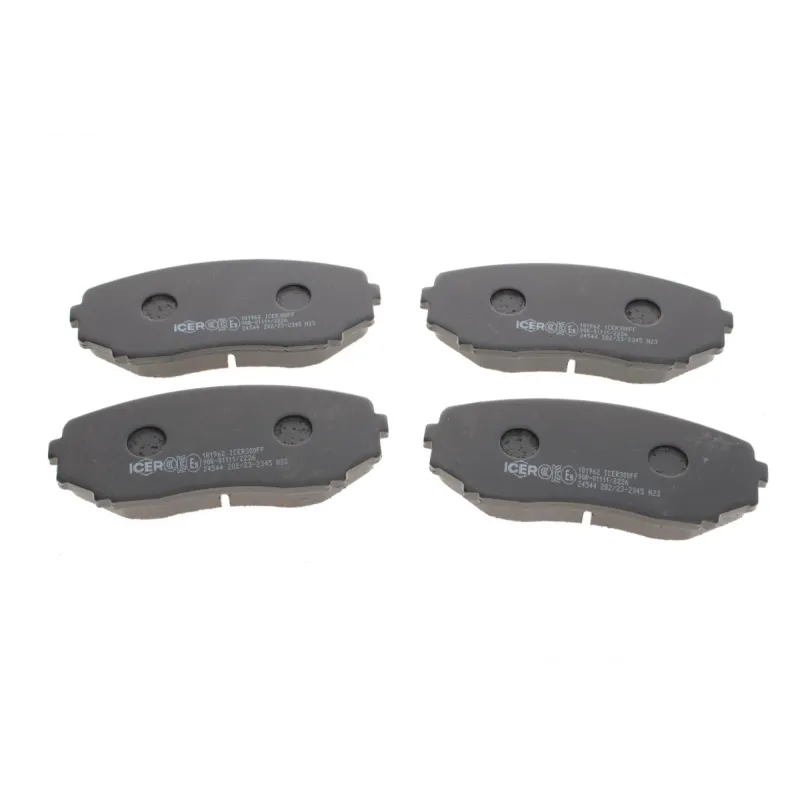 Колодки гальмівні передні ICER 181962 для Mazda CX-7, Ford Edge, Mitsubishi L200 139x58.1 мм