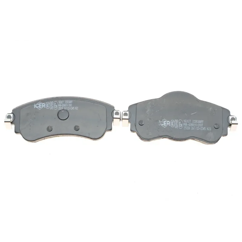 Колодки гальмівні передні ICER 182027 для Citroen C4 B7, DS4 2009-2015, 129.1x61.1x18.5 мм