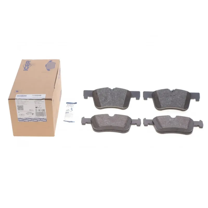 Колодки гальмівні передні ICER 182048 для BMW 1 (F20/F21), 3 (F30/F31/F34/G20), 4 (F32/F36), 7 (F01-04) 155.8 мм