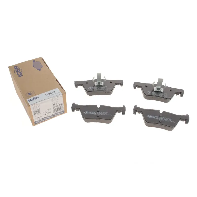 Колодки гальмівні задні ICER 182049 для BMW 1 (F20/F21), 2 (F22/F23), 3 (F30/F31), 4 (F32/F33) 123.1x45.2x17.5 мм
