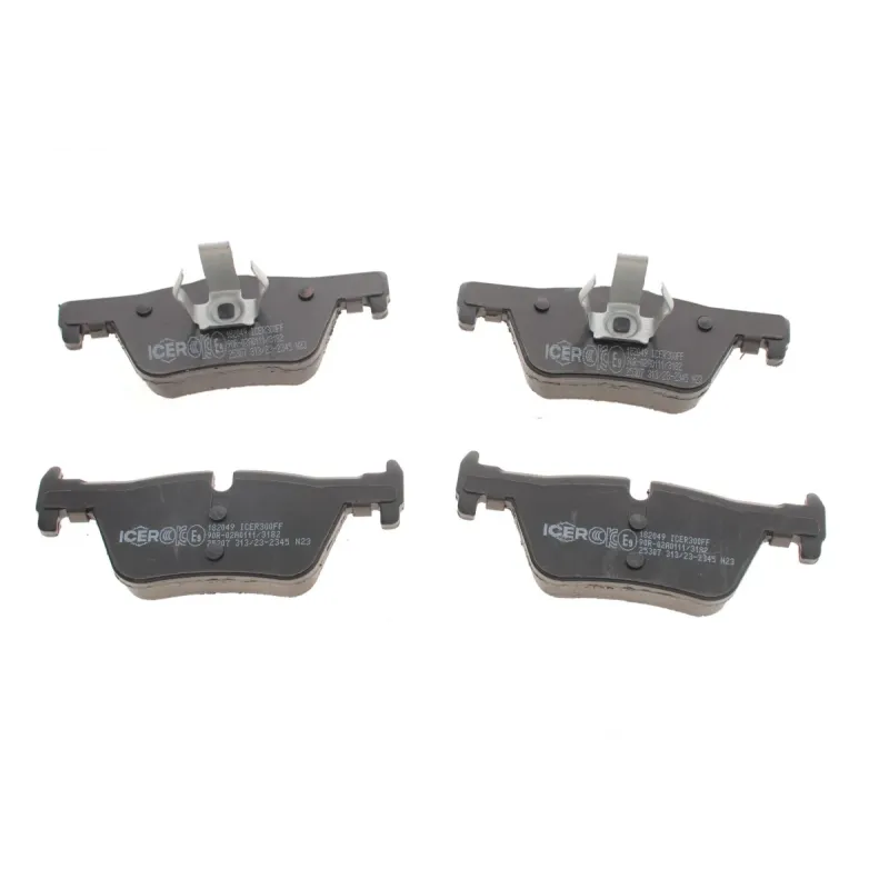 Колодки гальмівні задні ICER 182049 для BMW 1 (F20/F21), 2 (F22/F23), 3 (F30/F31), 4 (F32/F33) 123.1x45.2x17.5 мм