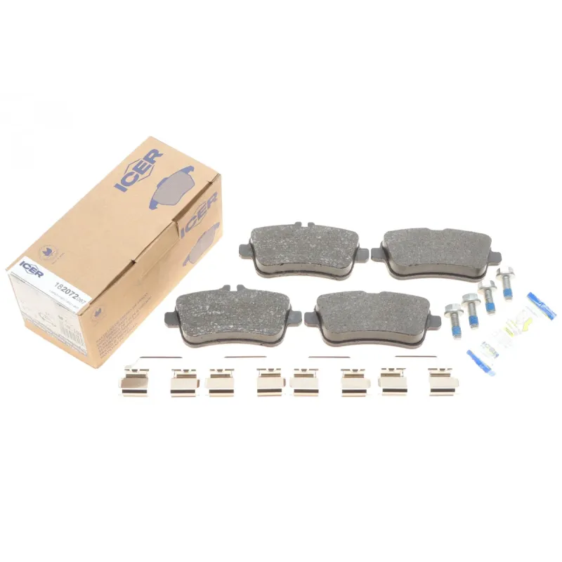 Колодки гальмівні задні ICER 182072-067 для Mercedes-Benz GL-Class X166 2012-, GLE-Class W166 2015-, GLS-Class X166 2015-
