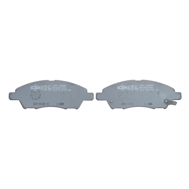 Колодки гальмівні передні ICER 182073 для Nissan Almera N17, March K13, Note E12 (138.7x48.5x14 мм)