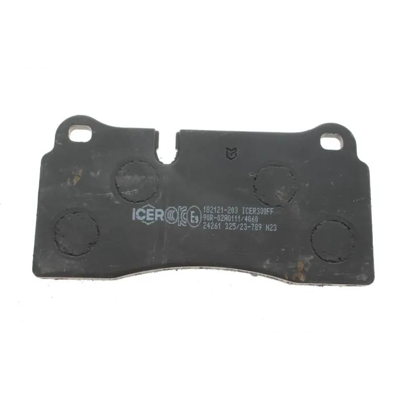 Колодки гальмівні задні ICER 182121-203 для Audi Q7 (4L) 2006-2016, R8 2007-, Lamborghini Diablo 1990-2000, 67.1x131.8x17.4 мм