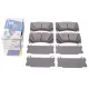 Колодки гальмівні передні ICER 182163 для Hyundai Elantra MD/UD, Equus, Genesis (DH) 2009-2015, 126x81.8x17.3 мм
