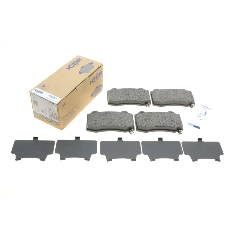Колодки гальмівні задні ICER 182230 для Jeep Grand Cherokee, Chrysler 300C, Chevrolet Camaro