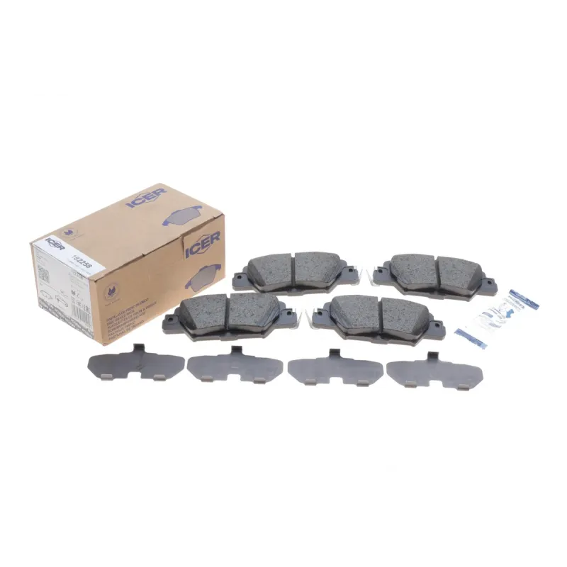 Колодки гальмівні задні ICER 182258 для Mazda CX-5, Fiat 124 Spider, Mazda MX-5