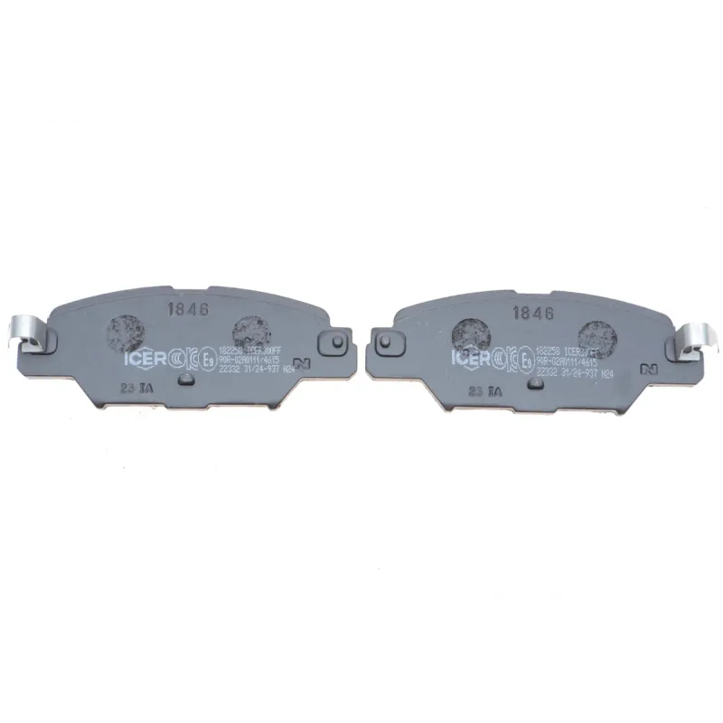 Колодки гальмівні задні ICER 182258 для Mazda CX-5, Fiat 124 Spider, Mazda MX-5