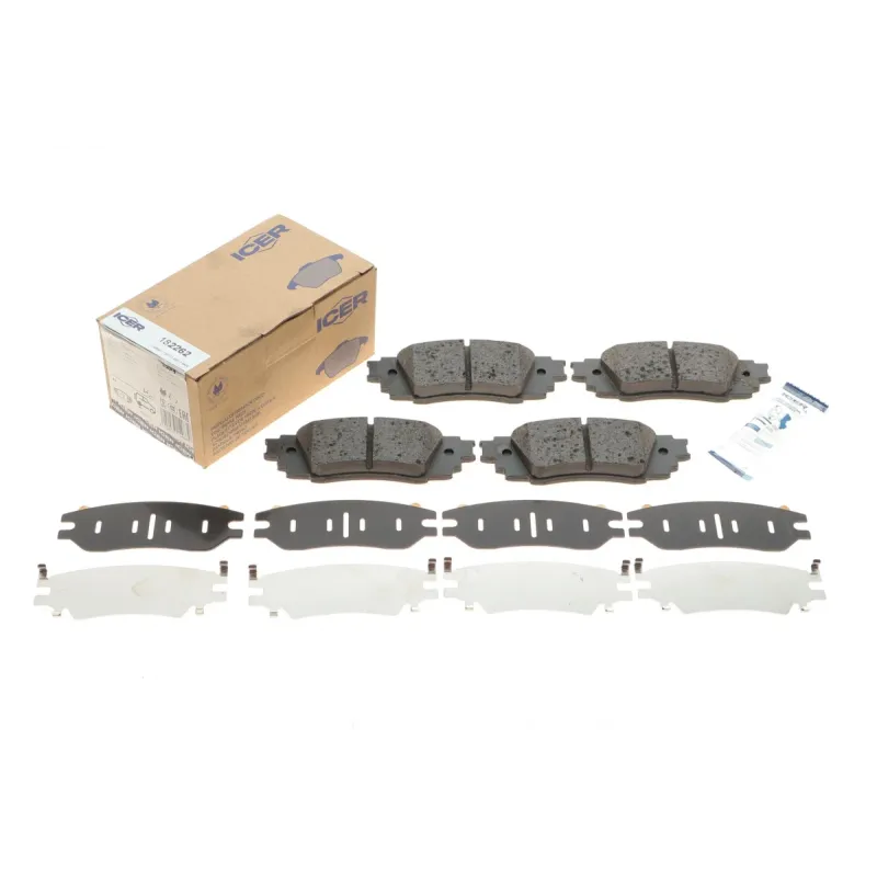 Колодки гальмівні задні ICER 182262 для Toyota Camry/RAV4, Lexus ES/RX/UX