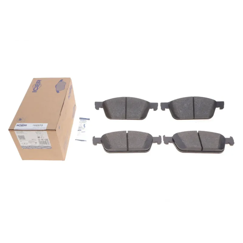 Колодки гальмівні передні ICER 182273 для Ford Kuga II, Transit Connect II, Tourneo Connect II, 181.3x65.4x17.8/18.2 мм