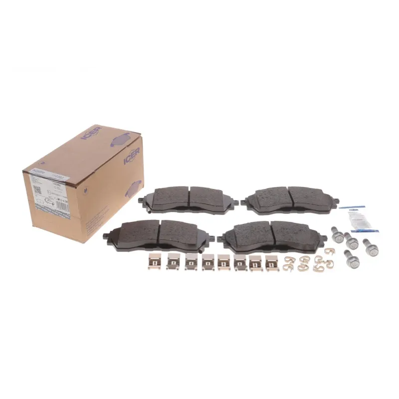Колодки гальмівні передні ICER 182382 для Ford Ranger (TKE) 2011- 69.9x184.7x18.9 мм