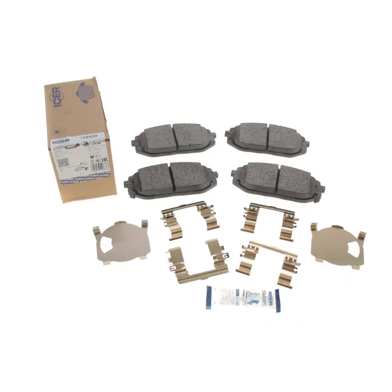 Колодки гальмівні передні ICER 182429 для Hyundai Tucson, Kia EV6, Hyundai Ioniq