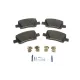 Колодки гальмівні задні ICER 182442 для Hyundai Santa Fe, Kia Carnival, Sorento 2020-, 125.1x50.6x15.7 мм