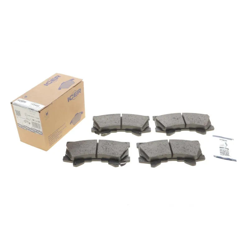 Колодки гальмівні передні ICER 182453 для Lexus LX, Toyota Land Cruiser 300 3.3/3.4 2021-