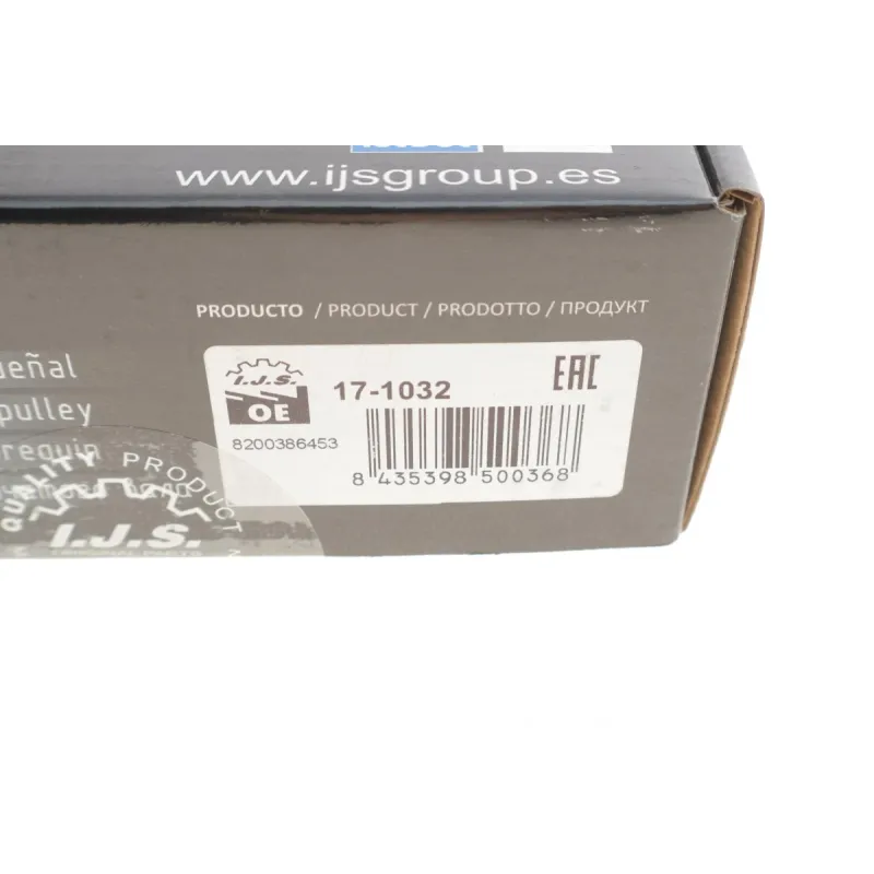 Шків колінвалу IJS GROUP 17-1032 для Renault Megane/Laguna 1.8-2.0 16V 1998-2003 (5 канавок, Ø123мм)