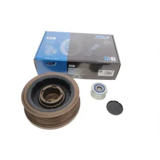 Шків колінвалу IJS GROUP 17-1081KIT A для BMW 5 (E60) X5 (E70) 2.5D/3.0D 02- (166.5 мм, 6 канавок)