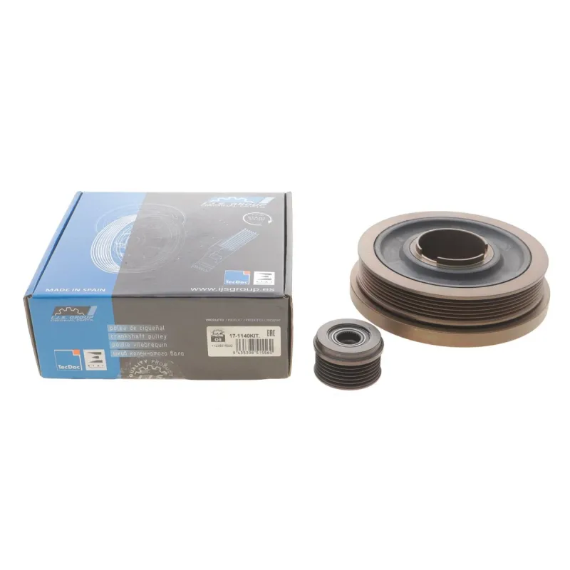 Шків колінвалу IJS GROUP 17-1140KIT для BMW 5 (F10/F18) 2010-, 166.5 мм