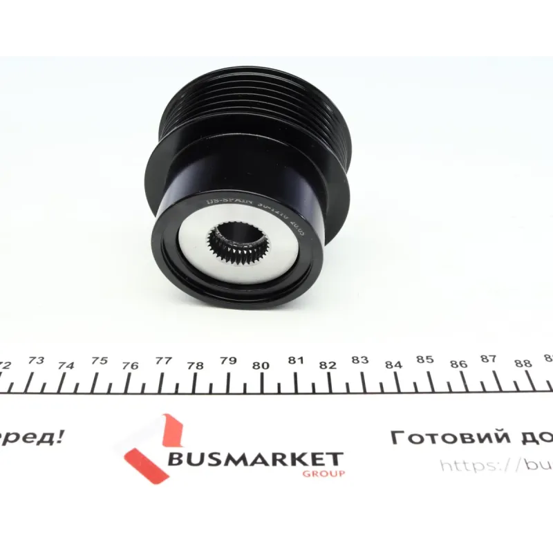 Шків генератора IJS GROUP 30-1210 для Land Rover Freelander 2, Volvo S60 II, V70 III, 6 канавок, 65.5 мм