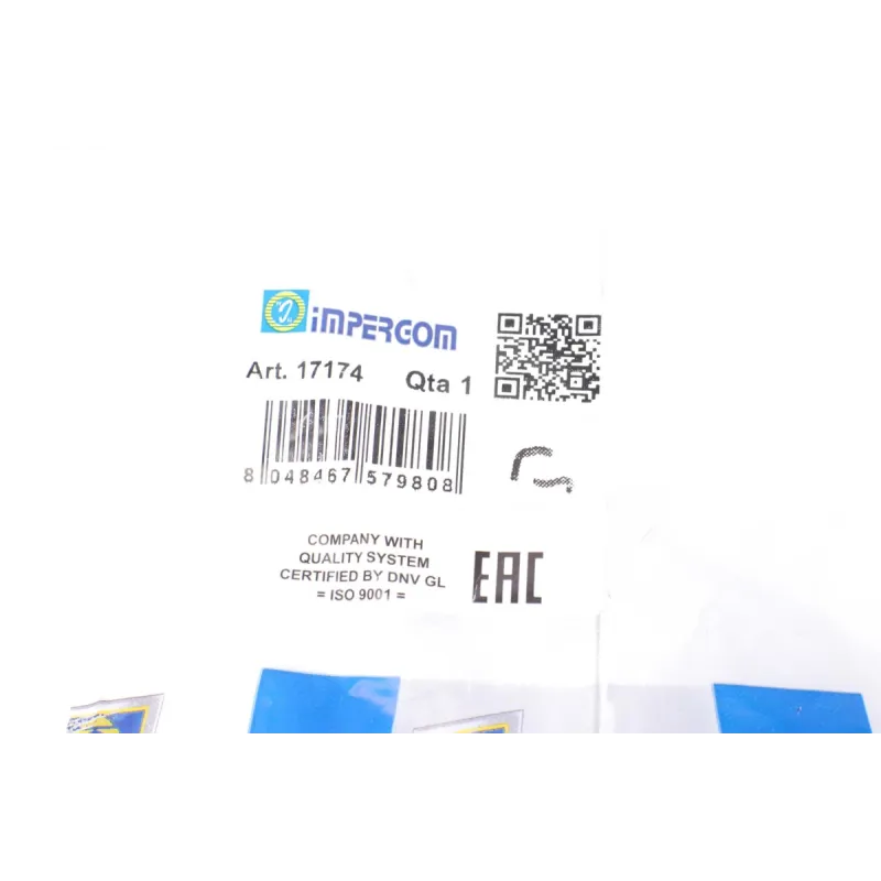 Патрубок системи EGR IMPERGOM 17174 для Fiat Doblo/Fiorino 1.3D Multijet 2005-, комплект 2 шт