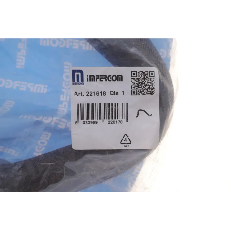 Патрубок радіатора нижній IMPERGOM 221618 для Renault Kangoo, KUBISTAR 1.5dCi 2001-2010, 30/28 мм