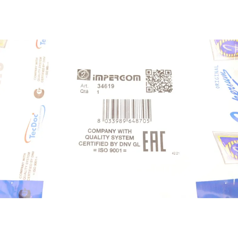 Пильник амортизатора передній IMPERGOM 34619 для Renault Megane IV, Espace V, Grand Scenic IV