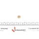 Заглушка блоку циліндрів (d=18mm) Латунь/Brass