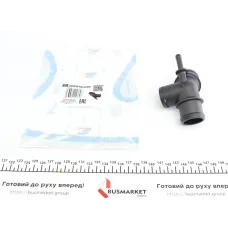 Фланець системи охолодження IMPERGOM 90190 для VW Golf IV 1.9TDI 1997-2006, чорний, без термостата