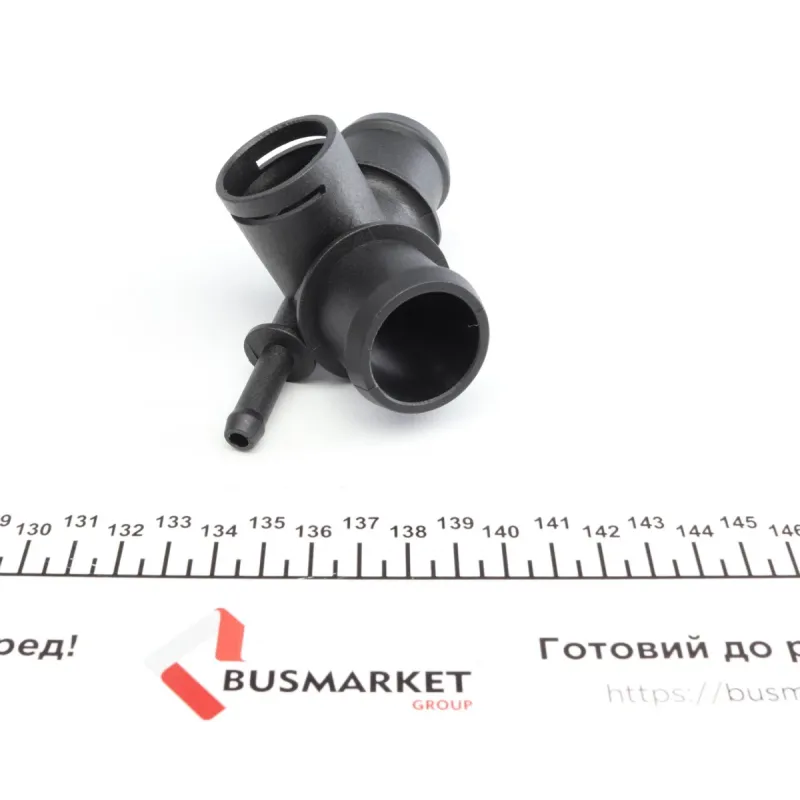 Фланець системи охолодження IMPERGOM 90190 для VW Golf IV 1.9TDI 1997-2006, чорний, без термостата