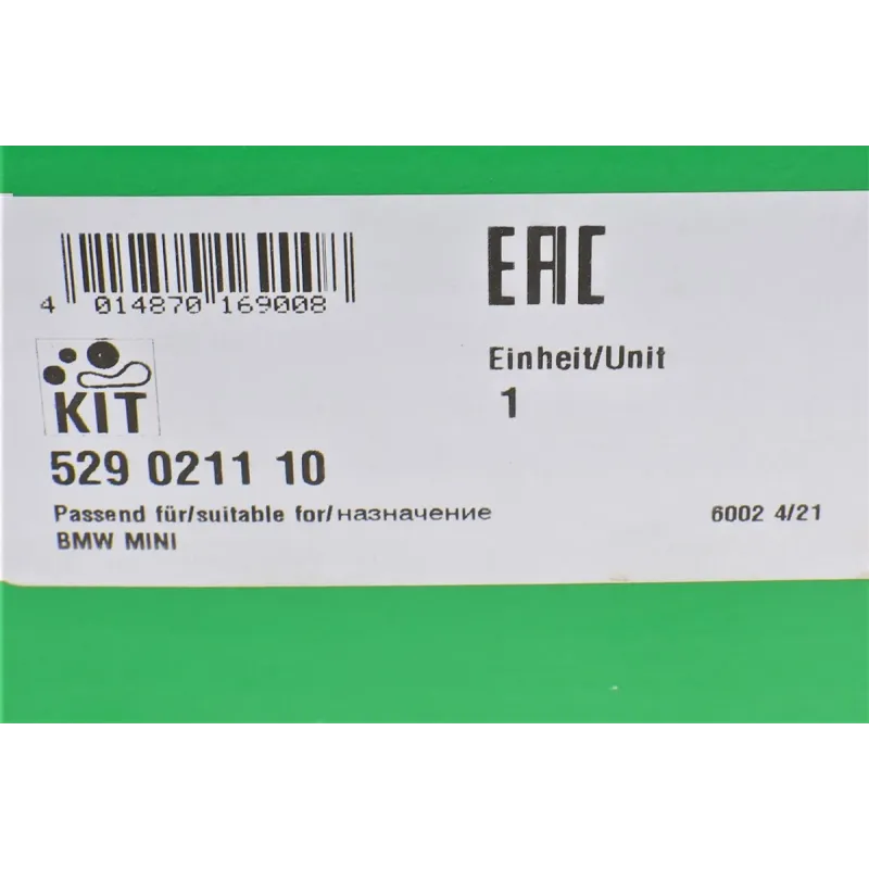 Комплект ременя генератора BMW 5 (F10)/X5 (F15/F85) 3.5i/4.0i 09-, (8PK 1478), N55B30