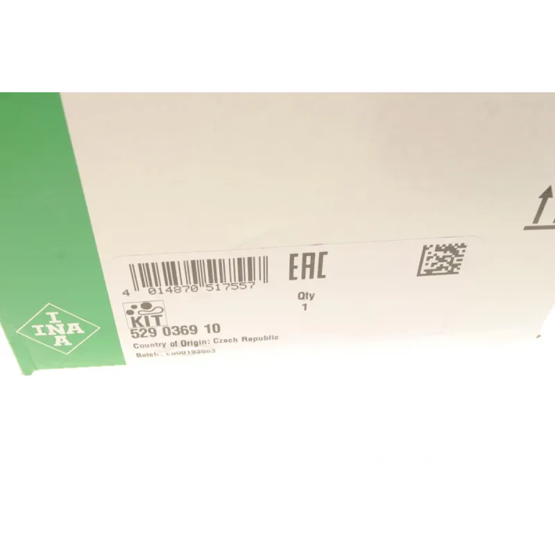 Комплект ременя генератора INA 529 0369 10 для BMW 3 (E90/E91/E92/E93) 2.0/3.0D 04-13, 6PK 1698 мм