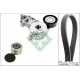 Комплект ременя генератора Audi A3/Seat Leon/Skoda Octavia/VW Caddy 1.4-2.0LPG 95-15, (6DPK 1195)
