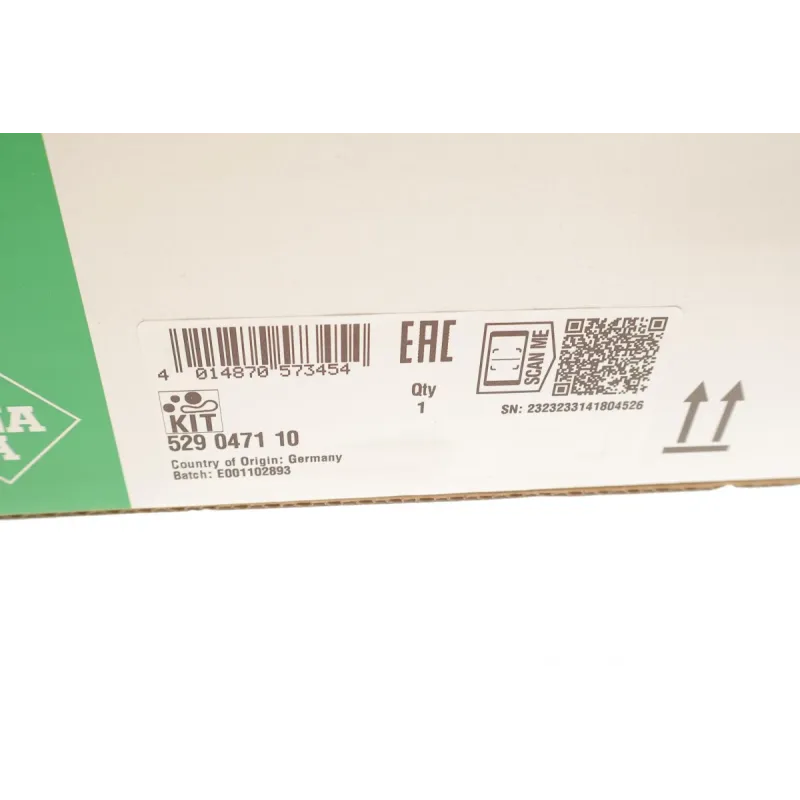 Комплект ременя генератора INA 529 0471 10 для Audi A3, Skoda Octavia 1.9D 1996-2010 (6PK1660)