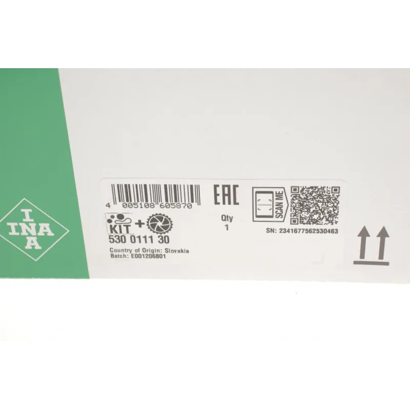 Комплект ГРМ з помпою INA 530 0111 30 для Citroen Berlingo/Jumpy 2.0HDI