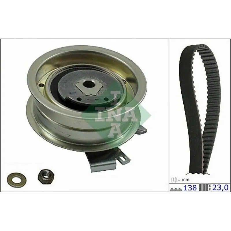 Комплект ГРМ VW Caddy 1.6BiFuel/2.0EcoFuel/VW T5 2.0E, 03-15, (138x23)